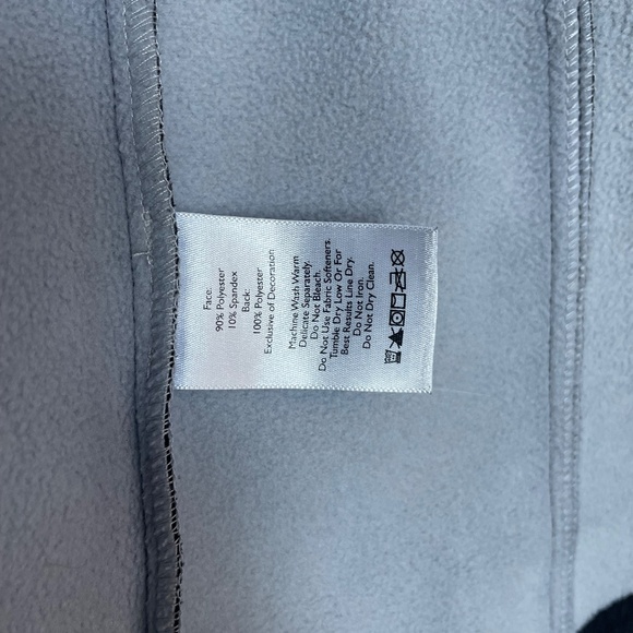 Eddie Bauer Black Zip Up Green Accents Soft Shell Microfleece Jacket, Medium - Picture 6 of 10